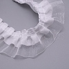 Polyester Satin Lace Ribbon OCOR-WH0063-48-1