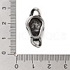 Retro 304 Stainless Steel Halloween Skull Links STAS-L274-015AS-02-3
