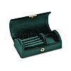 Arch Shaped Velvet Jewelry Set Storage Boxes CON-Z009-03E-1