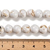 Assembled Synthetic Stone and Trochus Shell Beads Strands X-G-B128-08C-01-4