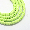 Eco-Friendly Handmade Polymer Clay Beads X-CLAY-R067-3.0mm-24-1