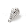 Brass Micro Pave Cubic Zirconia Pendants KK-D283-18P-2