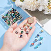   100Pcs Glass European Beads GPDL-PH0001-11-3