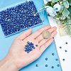 Round Evil Eye Resin Beads RESI-NB0001-26A-3