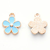 Alloy Enamel Charms ENAM-R059-02-RS-2