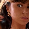 Vortex Spiral Stainless Steel Stud Earrings FS-WGA50D5-01-2