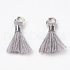 Polycotton(Polyester Cotton) Tassel Pendant Decorations FIND-S275-02P-1