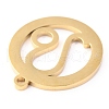 304 Stainless Steel Pendants STAS-O142-70G-I-3