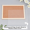 Transparent Acrylic for Picture Frame TACR-WH0006-04B-4