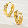 925 Sterling Silver Thick Hoop Earrings for Women UT4411-3-2