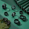 DICOSMETIC 18Pcs 9 Size 201 Stainless Steel Plain Band Ring for Men Women RJEW-DC0001-07A-2