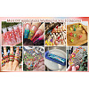 30G 6 Colors Handmade Polymer Clay Cabochons CLAY-TA0001-17-21