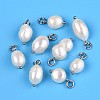 Natural Baroque Keshi Peal Cultured Freshwater Pearl Pendants PEAR-Q013-01C-1