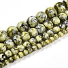 Baking Painted Glass Beads Strands X1-DGLA-N003-8mm-A04-2
