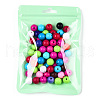Macaron Color Plastic Yin-yang Zip Lock Bags OPP-N001-01B-04-3