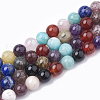 Natural Mixed Stone Beads Strands G-T064-52C-1
