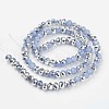 Electroplate Glass Beads Strands EGLA-A034-J6mm-M07-2