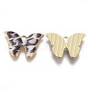 Eco-Friendly Printed Alloy Pendants ENAM-N050-44-NR-2