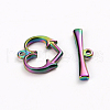 Ion Plating(IP) 304 Stainless Steel Toggle Clasps STAS-D142-06A-M-2