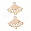 Brass Laser Cut Hollow Connector Charms KK-K277-12KCG-1