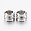 Tarnish Resistant 304 Stainless Steel Beads STAS-K181-09-06P-1