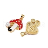 Brass Pendants KK-C095-01G-2