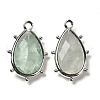 Natural Green Fluorite Pendants G-B009-02P-P-1