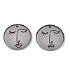 Transparent Acrylic Pendants KY-Q058-008-2