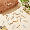 WADORN 24 Sets 2 Colors Zinc Alloy Bag Decorative Clasps FIND-WR0010-66-4