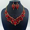 Alloy Synthetic Quartz Jewelry Sets FS-WG93368-02-1
