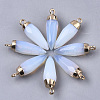 Top Golden Plated Opalite Pointed Pendants X-G-S359-078G-2