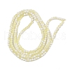 Frosted Crackle Glass Beads Strands GLAA-U001-4mm-M11-3