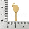 Tennis Racket 304 Stainless Steel Pendants STAS-M120-04G-3