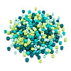 Opaque Glass Round Seed Beads GLAA-TAC0025-07A-02-1