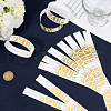CREATCABIN 100Pcs Paper Disposable Wristbands BJEW-CN0001-10A-4