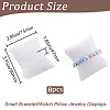 Beebeecraft 8Pcs Lint Bracelet/Watch Pillow Jewelry Displays BDIS-BBC0001-02A-2