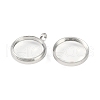 304 Stainless Stee Locket Pendants STAS-S132-15P-03-2