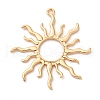 Brass Big Pendants KK-Z112-16G-1