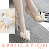   2 Pairs 2 Colors Polyester Bowknot Bridal Shoe Decoration DIY-PH0020-72-6