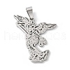 201 Stainless Steel Pendants STAS-S157-33P-1