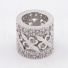 Brass Micro Pave Cubic Zirconia  Beads ZIRC-K003-14P-NR-2