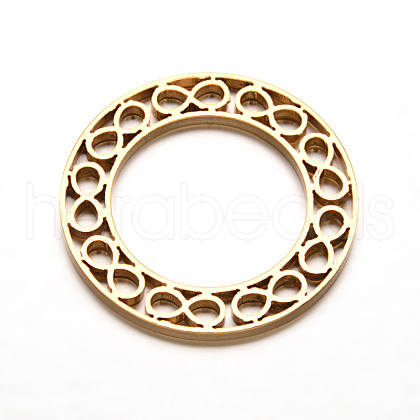 304 Stainless Steel Infinity Linking Rings STAS-F079-01G-1