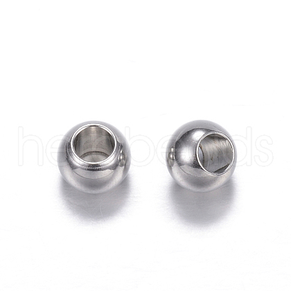 201 Stainless Steel Beads X-STAS-D447-35B-1