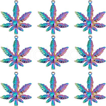 Unicraftale Ion Plating(IP) 304 Stainless Steel Pendants STAS-UN0038-53-1