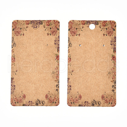 Cardboard Earring Display Cards CDIS-F003-11B-1