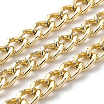 Oxidation Aluminum Diamond Cut Faceted Curb Chains CHA-H001-16KCG-1