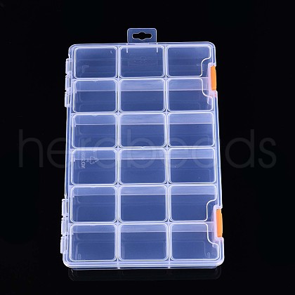 Rectangle Polypropylene(PP) Bead Storage Container CON-N014-03-1