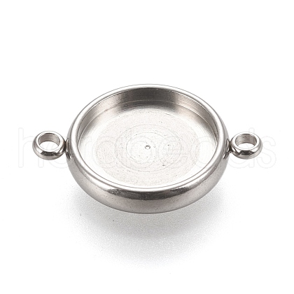 Tarnish Resistant 304 Stainless Steel Links Connectors Settings STAS-K202-02E-P-1