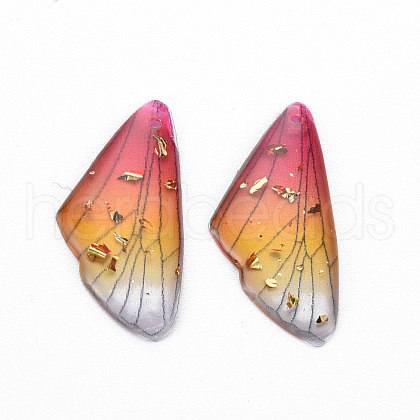 Transparent Resin Pendants RESI-Q216-001F-1