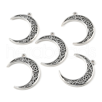 Tibetan Style Alloy Pendants FIND-A030-01AS-1